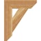 Ekena Millwork Traditional Slat Rough Sawn Bracket, Western Red Cedar, 4"W x 16"D x 20"H BKT04X16X20TRA06RWR - alternate 4